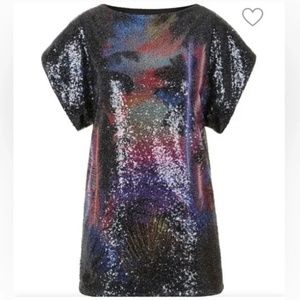 Nwt Balmain sequin dress